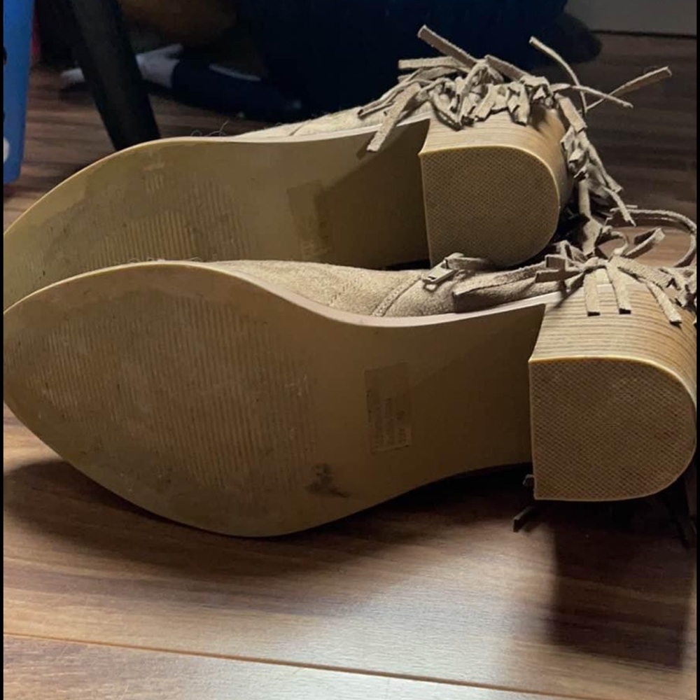 Tan Booties - Picture 2 of 4
